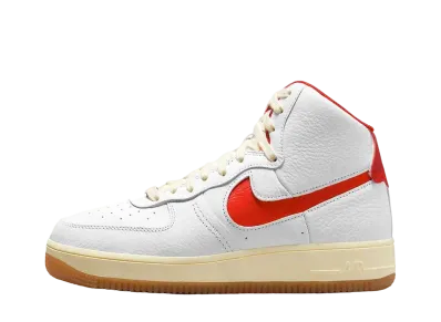 Nike Women's Air Force 1 High Sculpt "White/Red"