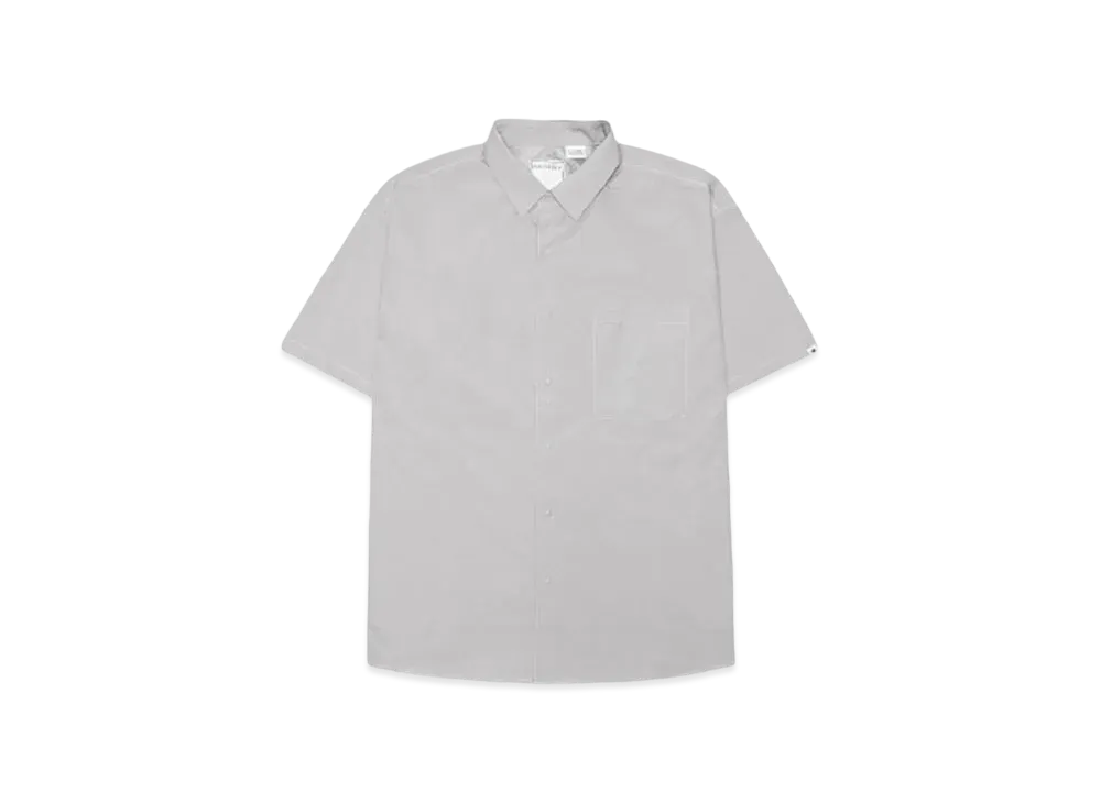 PAPERSKY BORDERLESS WEAR HIKE&BIKE CAVE BIG HALF SHIRTS "LIGHT GRAY"