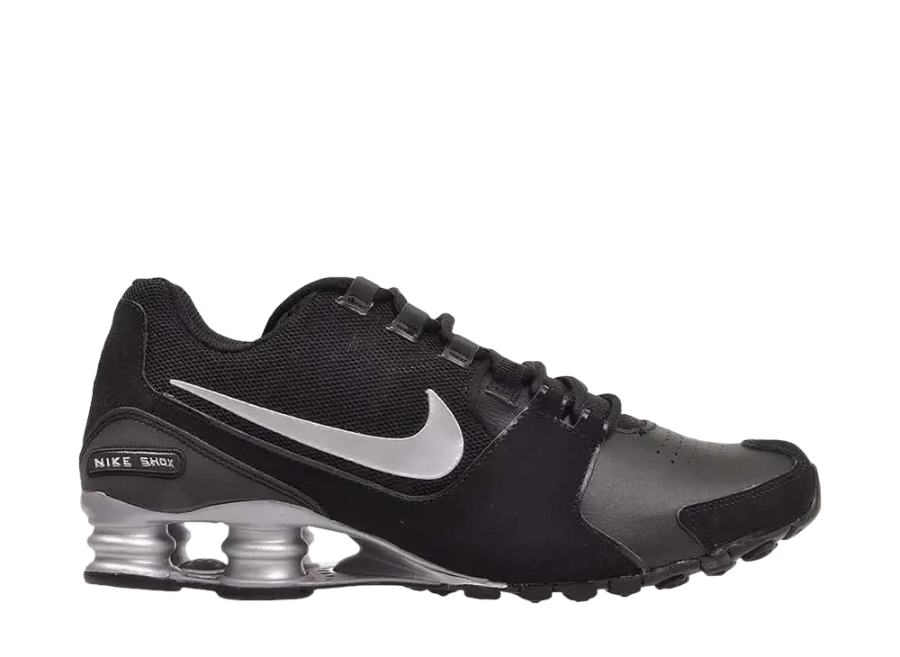 Nike Shox Avenue Leather "Black/Metallic Silver"
