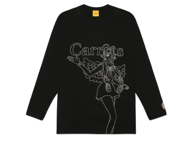 ONE PIECE FILM RED UTA x Carrots by Anwar Carrots OUTLINE L/S T-Shirt "BLACK"
