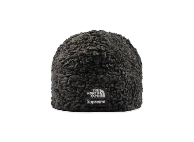 Supreme x The North Face High Pile Fleece Beanie "Black"