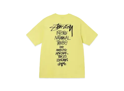 Stussy Tribe Stack Tee "Yellow" "Yellow"