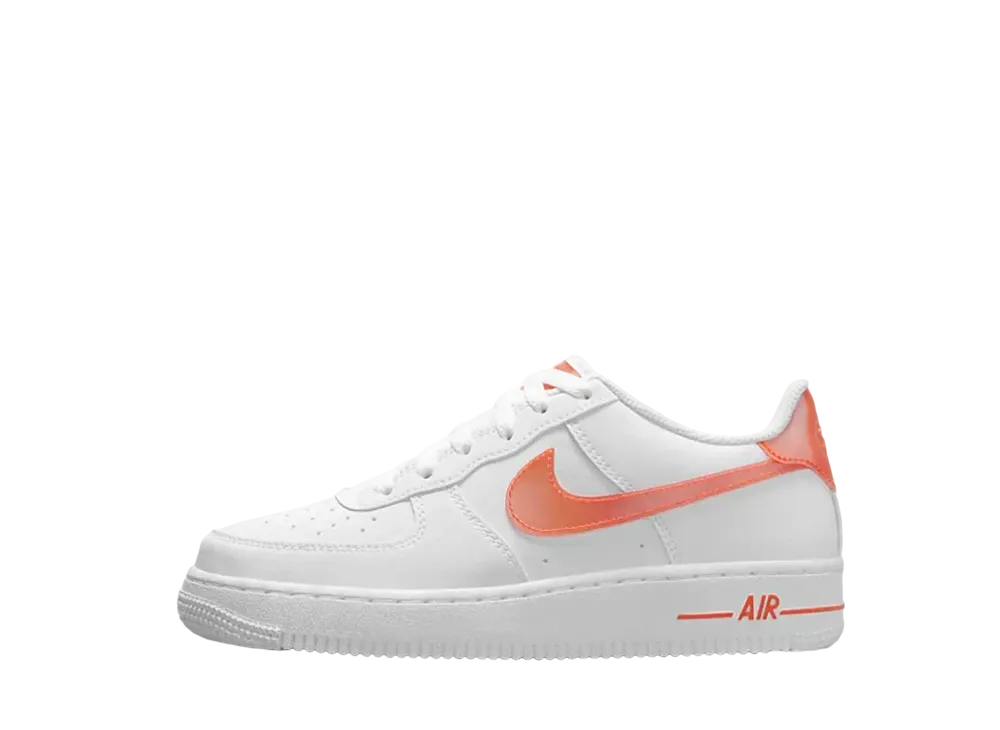 Nike GS Air Force 1 Low Next Nature "White/Safety Orange"