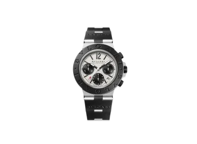 BVLGARI Aluminium Chronograph Watch "White"