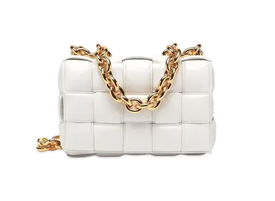 Bottega Veneta Chain Cassette "Chalk"