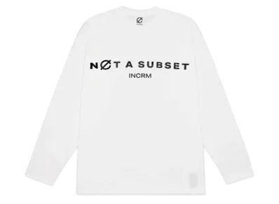 INCRM L/S T-SHIRT "WHITE"