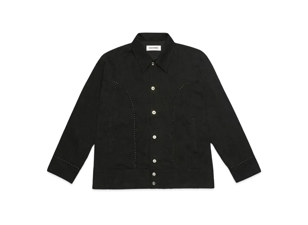 DISCOVERED DENIM WESTERN BLOUSON "BLACK"