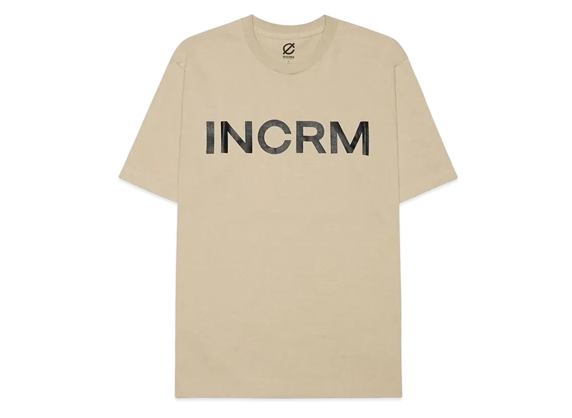 INCRM S/S T-SHIRT 1(LOGO) "BEIGE"