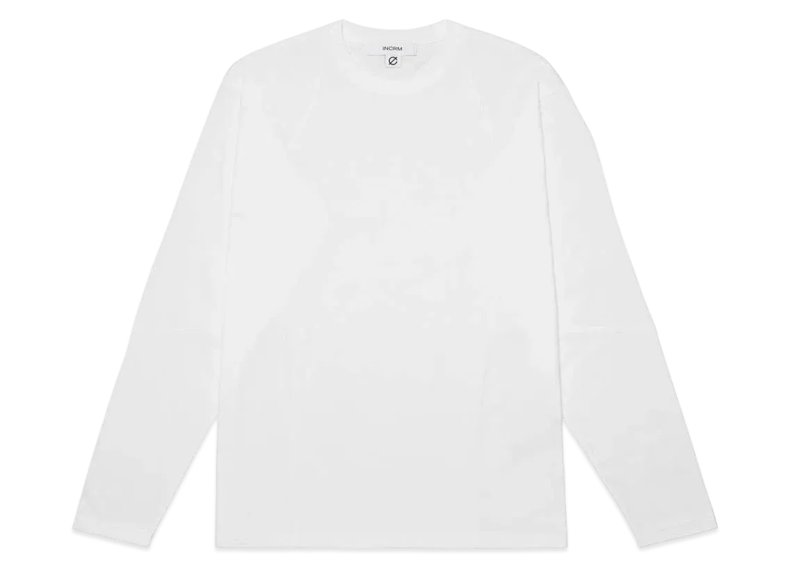 INCRM L/S T-SHIRT "WHITE"