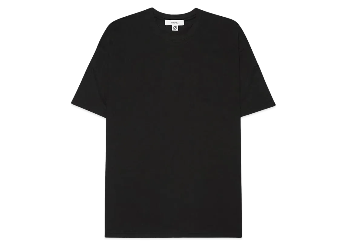 INCRM S/S T-SHIRT(2PACK) "BLACK"