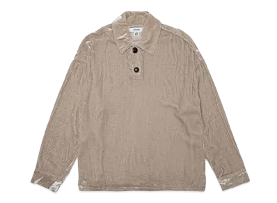 INCRM L/S POLO SHIRT "GREY"