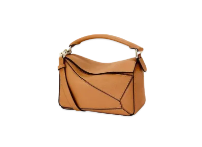 LOEWE Small Puzzle Bag In Soft Grained Calfskin "Light Caramel"
