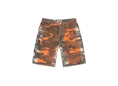 Stussy Spray Dye Big Ol' Shorts "Orange Camo"