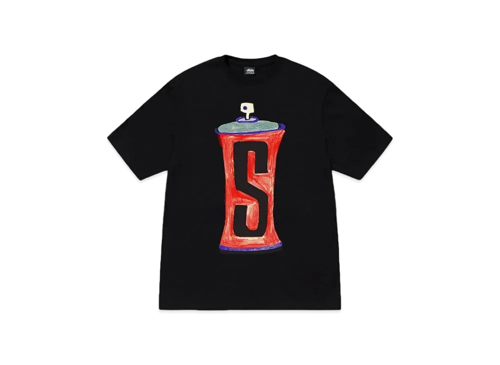 Stussy Spraycan Tee "Black"