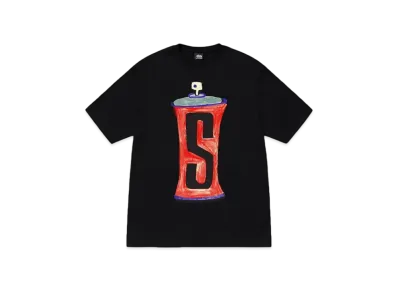 Stussy Spraycan Tee "Black"