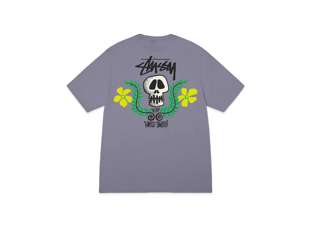 Stussy Skull Crest Tee "Mauve"