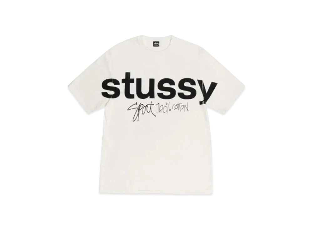 ステューシー スポーツ 100% ピグメント ダイド Tシャツ "ナチュラル" 1904914