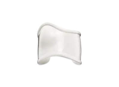 Tiffany & Co. Elsa Peretti Small Bone Cuff in White Finish Over Copper For The Left Wrist