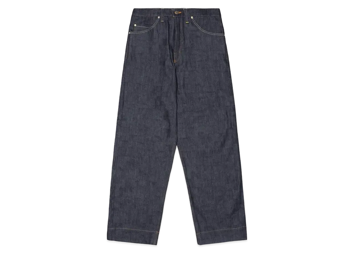 ANREALAGE AZ WIDE DENIM PANTS "INDIGO"