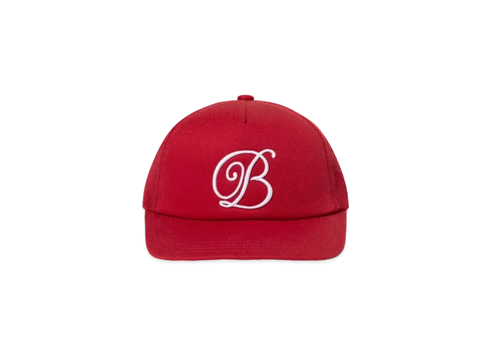 Black Eye Patch B Emblem Mesh Cap "Navy"