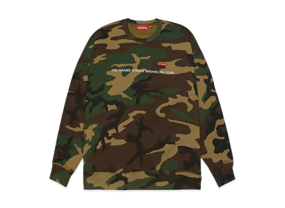 Supreme Shop Small Box Crewneck (Brooklyn) "Camo"