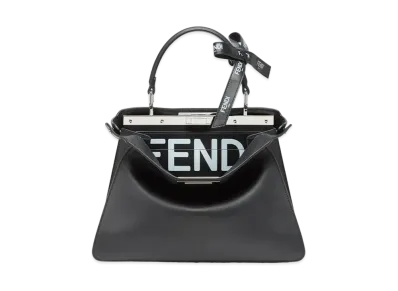 FENDI by MARC JACOBS Peekaboo ISeeU Medium Leather Bag "Black"