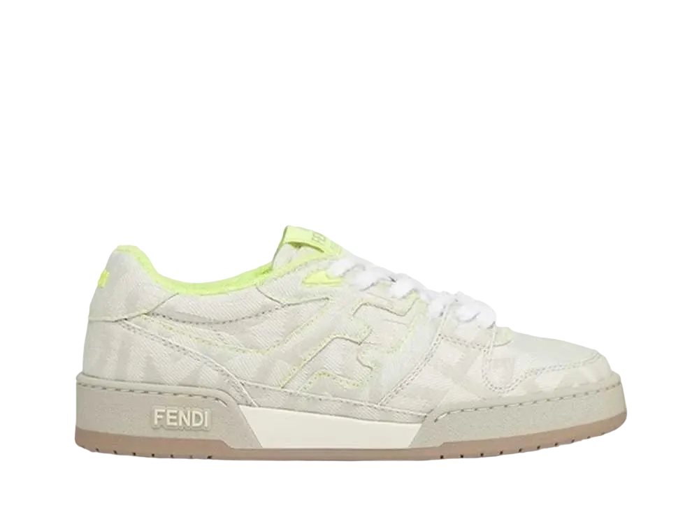 フェンディ バイ マークジェイコブス ウィメンズ マッチ キャンバス ロートップ "ホワイト"