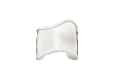 Tiffany & Co. Elsa Peretti Small Bone Cuff In White Finish Over Copper For The Right Wrist