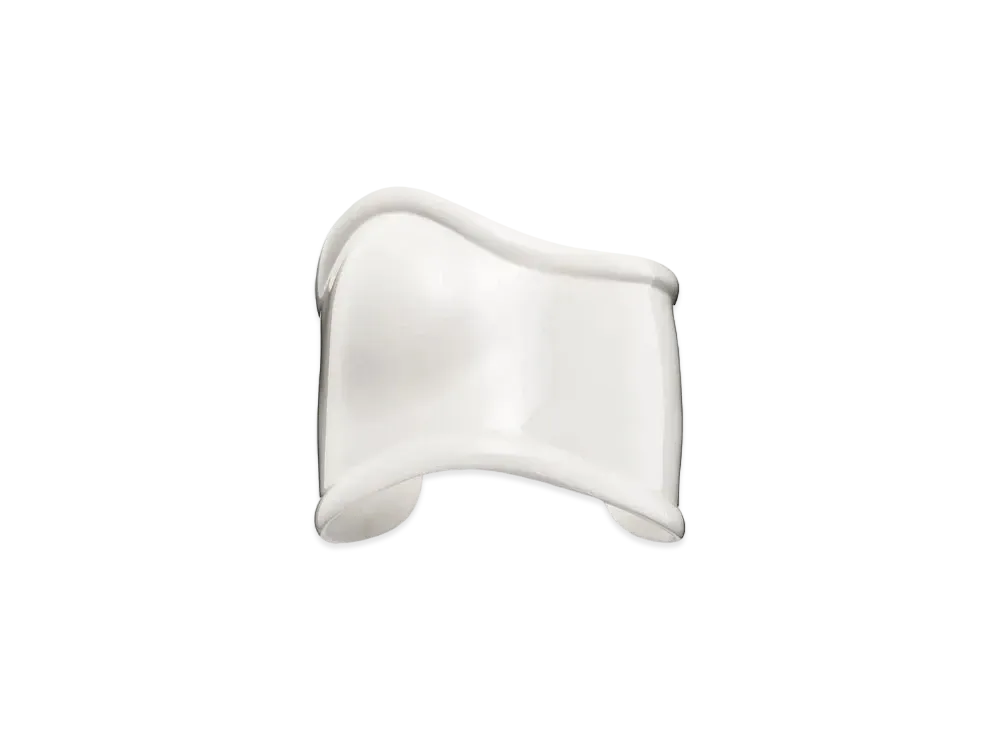 Tiffany & Co. Elsa Peretti Small Bone Cuff in White Finish Over Copper For The Left Wrist