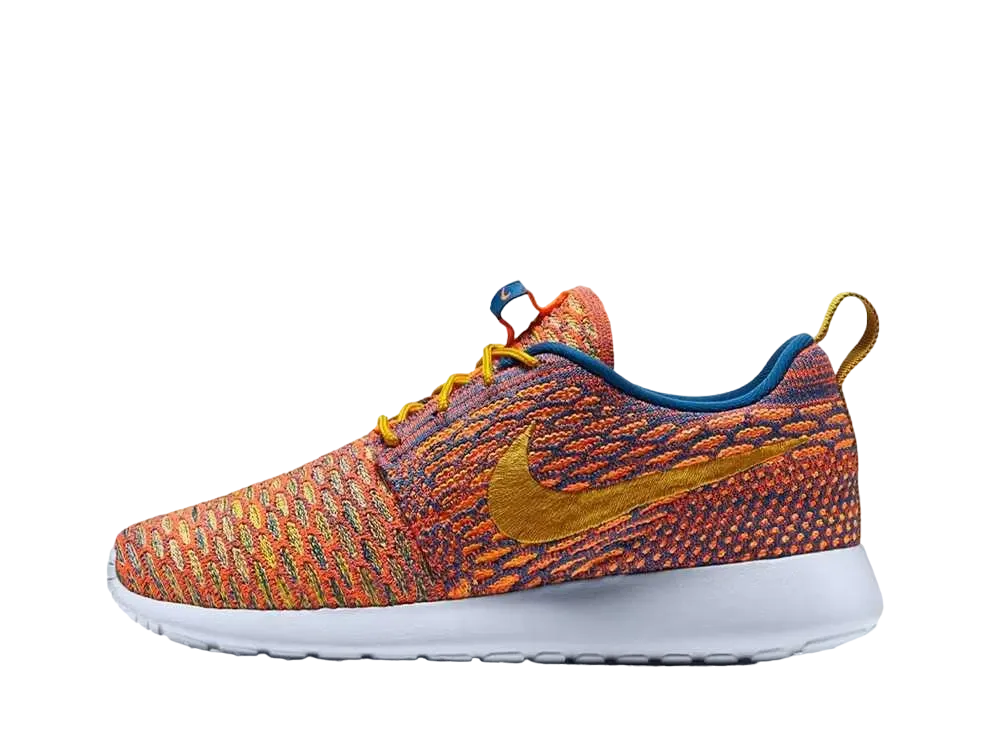 Nike Women's Roshe One Flyknit "Dark Citron Sunset Glow"