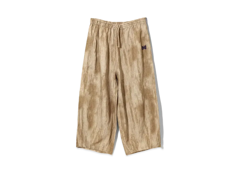 Needles x ts(s) H.D.P. Pant - C/L Stripe & Dirt Print "Khaki"