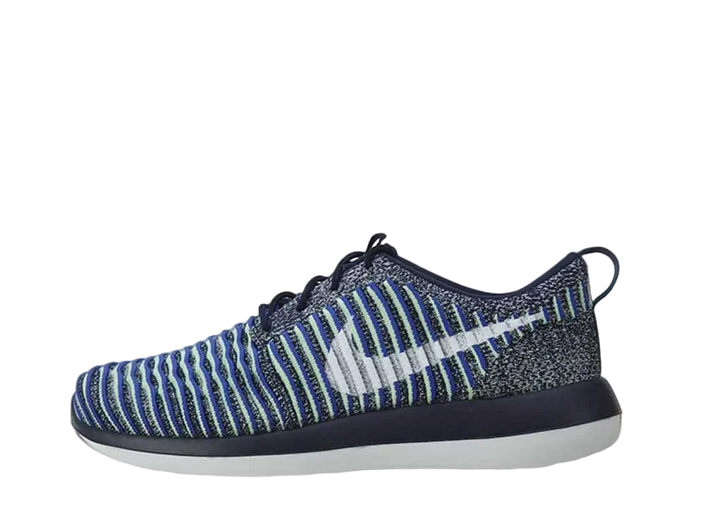 Nike Women's Roshe Two Flyknit "Collge Navy White-Binary Blue"
