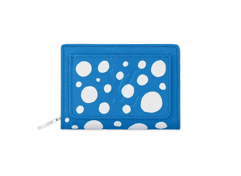 Louis Vuitton x Yayoi Kusama Clea Wallet Monogram Empreinte Leather Infinity Dots "Bleu/Blanc"