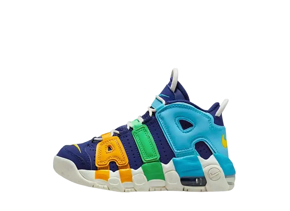 Nike PS Air More Uptempo "Deep Royal Blue/Baltic Blue/Electric Algae/Opti Yellow"