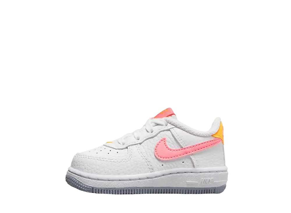 ナイキ TD フォース1 ロー "ホワイト/コーラルチョーク"(キッズ)