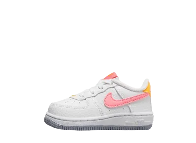 Nike TD Force 1 Low "White/Coral Chalk"