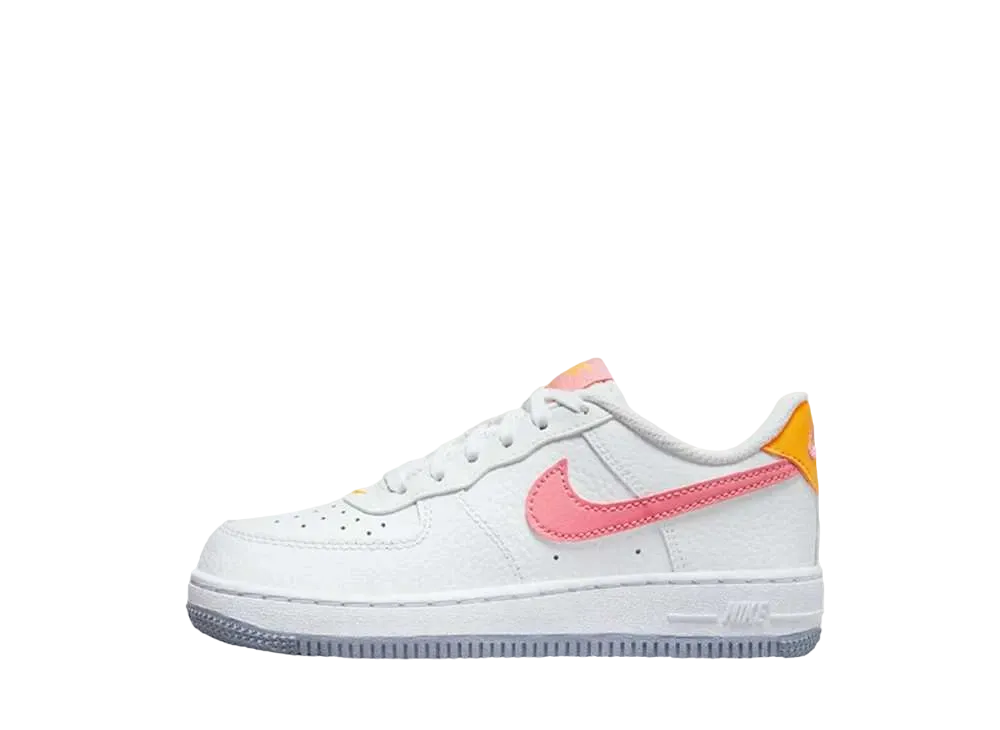 ナイキ PS フォース1 ロー "ホワイト/コーラルチョーク"(キッズ)