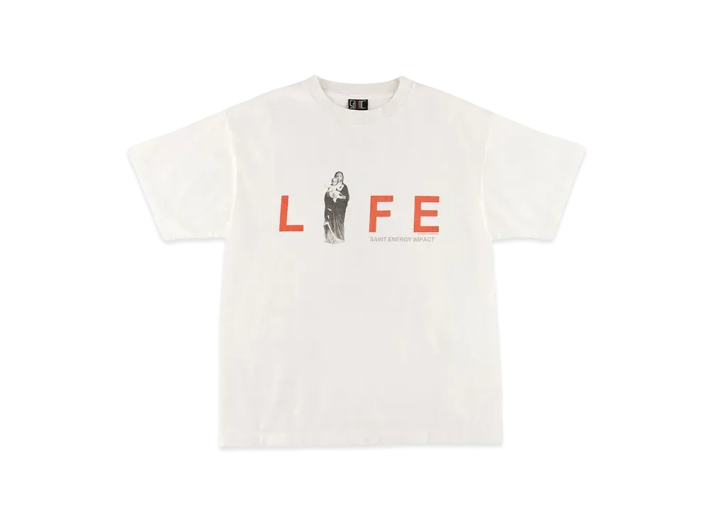セントマイケル ライフマリア Tシャツ "ホワイト"