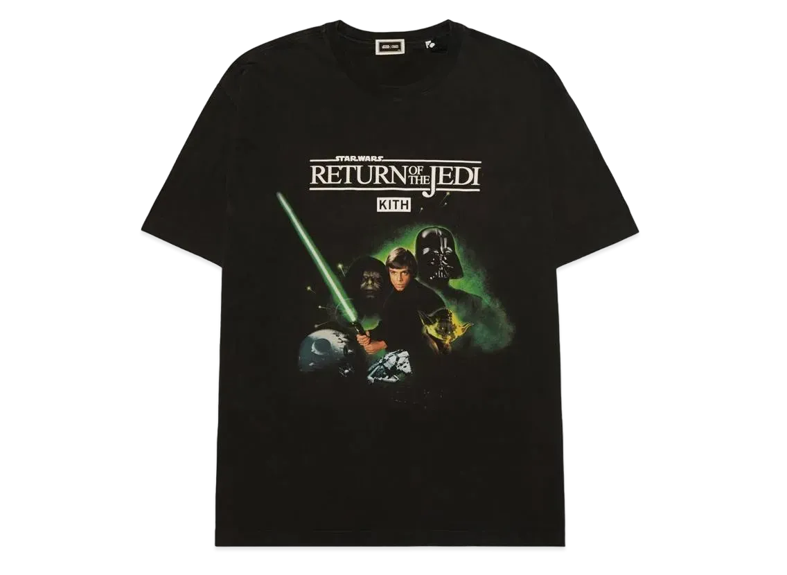 Kith x STAR WARS Luke Poster Vintage Tee "Black"