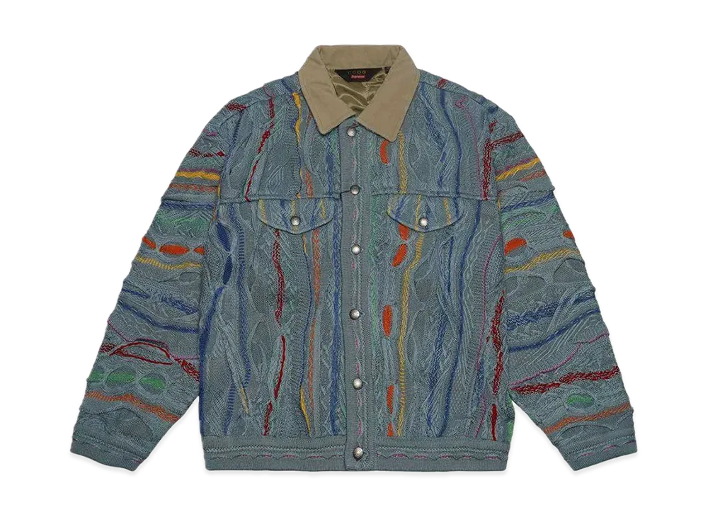 Supreme / Coogi Trucker Jacket "Blue"