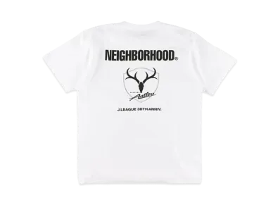 NEIGHBORHOOD x Kashima Antlers Collab Short Sleeved T-shirt "White"