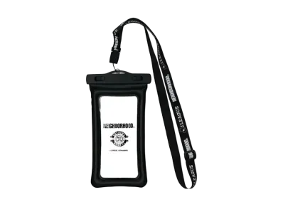 NEIGHBORHOOD x Kashiwa Reysol Collab Pass & Smartphone Case with Neck Strap (Waterproof) "Black"