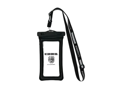 NEIGHBORHOOD x Kawasaki Frontale Collab Pass & Smartphone Case with Neck Strap (Waterproof) "Black"