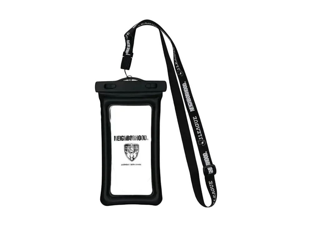 NEIGHBORHOOD x Yokohama FC Collab Pass & Smartphone Case with Neck Strap (Waterproof) "Black"