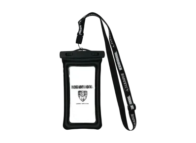 NEIGHBORHOOD x Yokohama FC Collab Pass & Smartphone Case with Neck Strap (Waterproof) "Black"