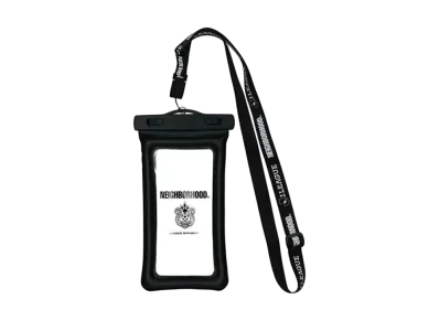 NEIGHBORHOOD x Shonan Bellmare Collab Pass & Smartphone Case with Neck Strap (Waterproof) "Black"