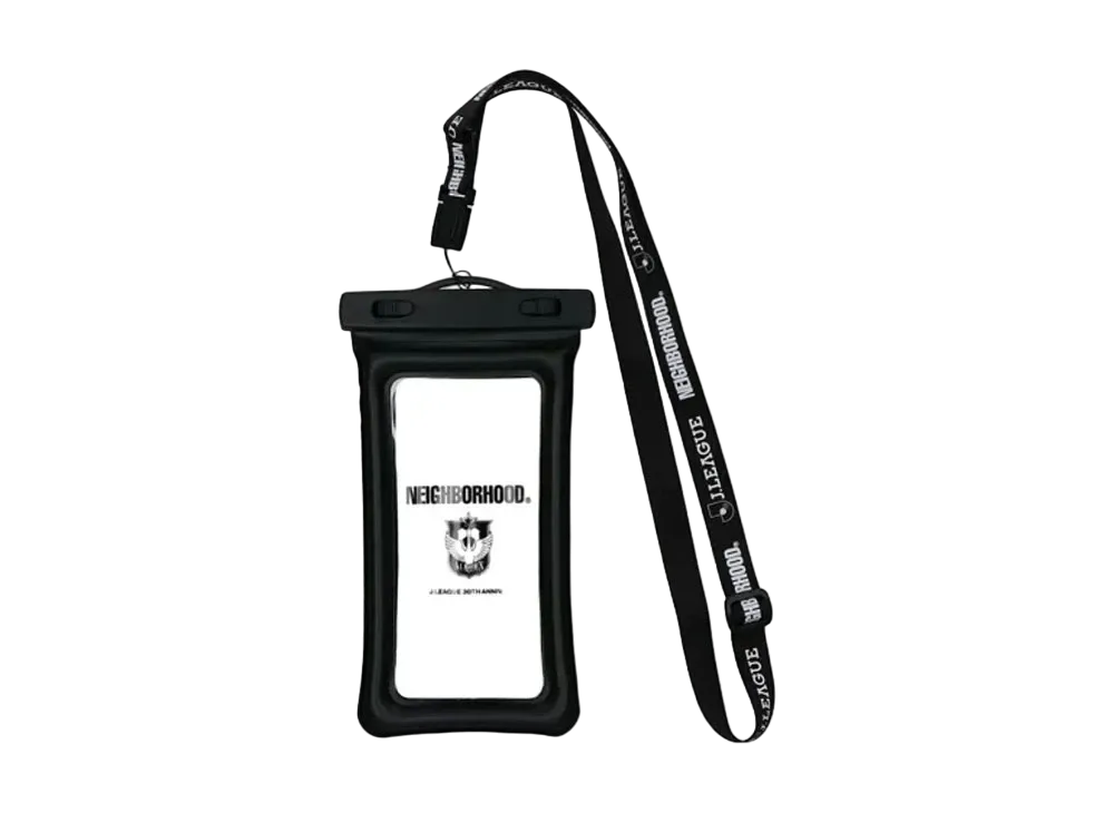 NEIGHBORHOOD x Albirex Niigata Collab Pass & Smartphone Case with Neck Strap (Waterproof) "Black"