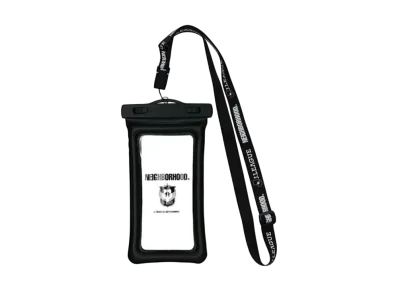 NEIGHBORHOOD x Albirex Niigata Collab Pass & Smartphone Case with Neck Strap (Waterproof) "Black"