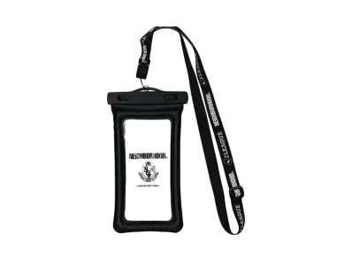 NEIGHBORHOOD x Nagoya Grampus Eight Collab Pass & Smartphone Case with Neck Strap (Waterproof) "Black"