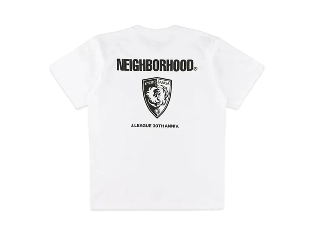 NEIGHBORHOOD x Kyoto Sanga F.C. Collab Short Sleeved T-shirt "White"